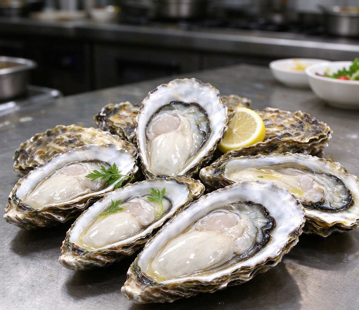Fresh Raw Oysters